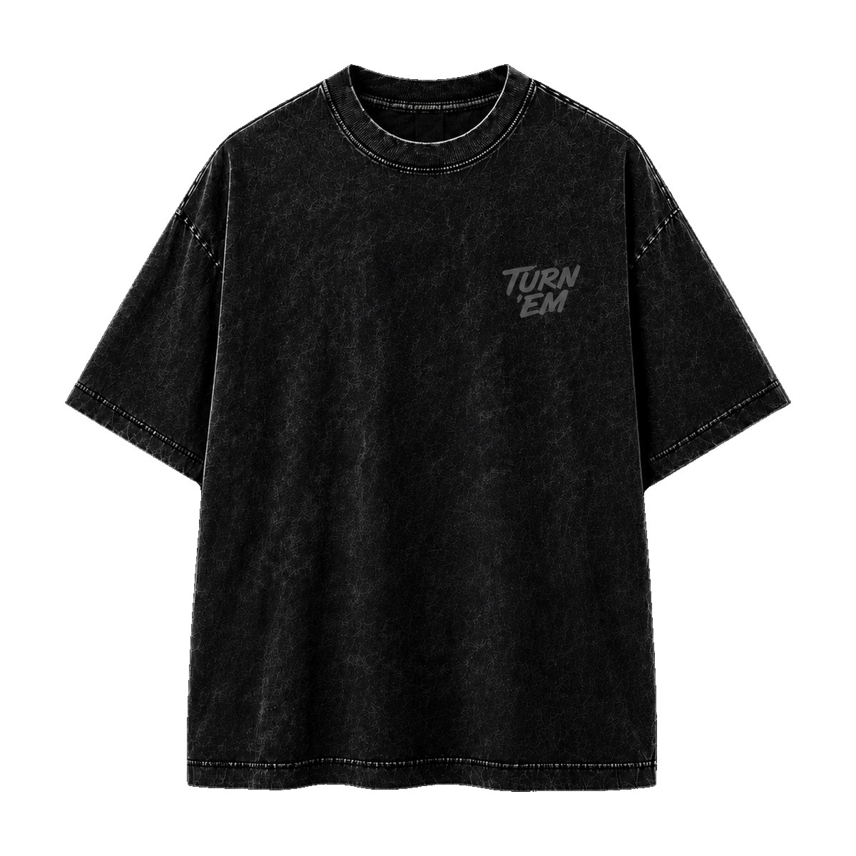 ATHLETE Wrestling vintage black tee front