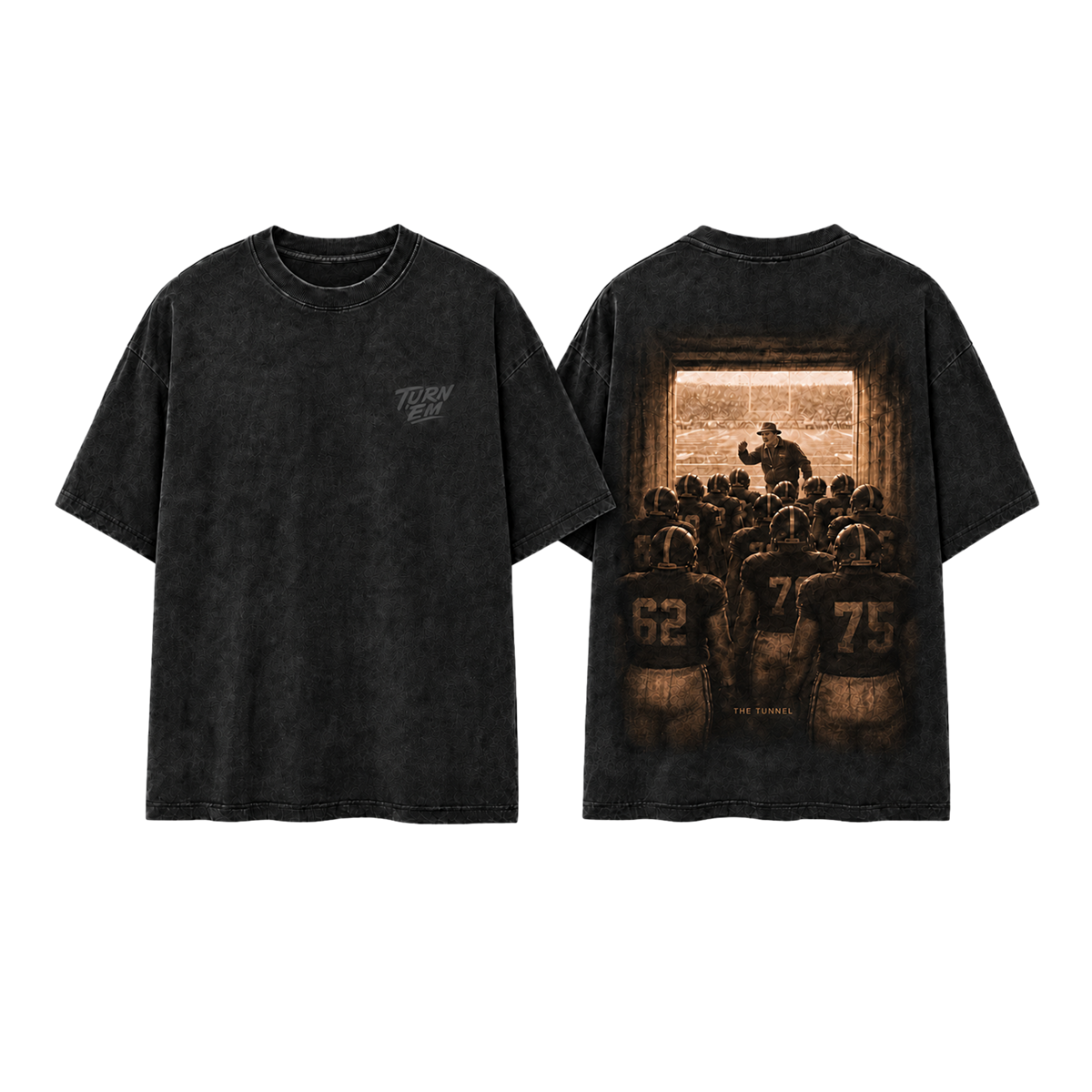 The Tunnel Oversized Tee – Vintage Black